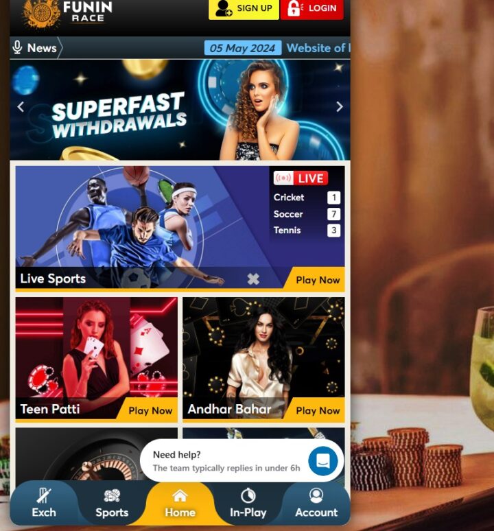 Funin race Clear Information Structure