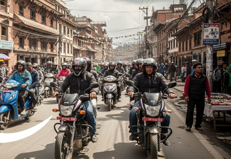 Two-Wheelers Are Nepal’s Lifeline for Daily Commutes